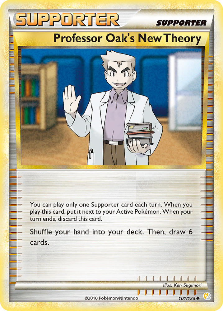 Professor Oak's New Theory (101/123) [HeartGold &amp; SoulSilver: Base Set] 