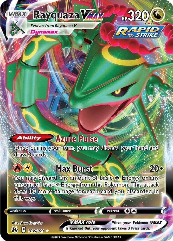 Rayquaza VMAX (102/159) (102) [Sword &amp; Shield: Crown Zenith] 