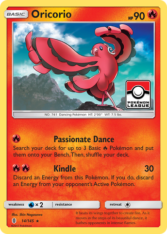 Oricorio (14/145) [Sun &amp; Moon: Guardians Rising] 