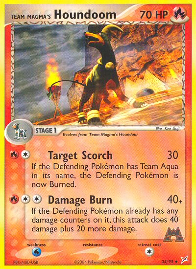 Team Magma's Houndoom (34/95) [EX: Team Magma vs. Team Aqua] 