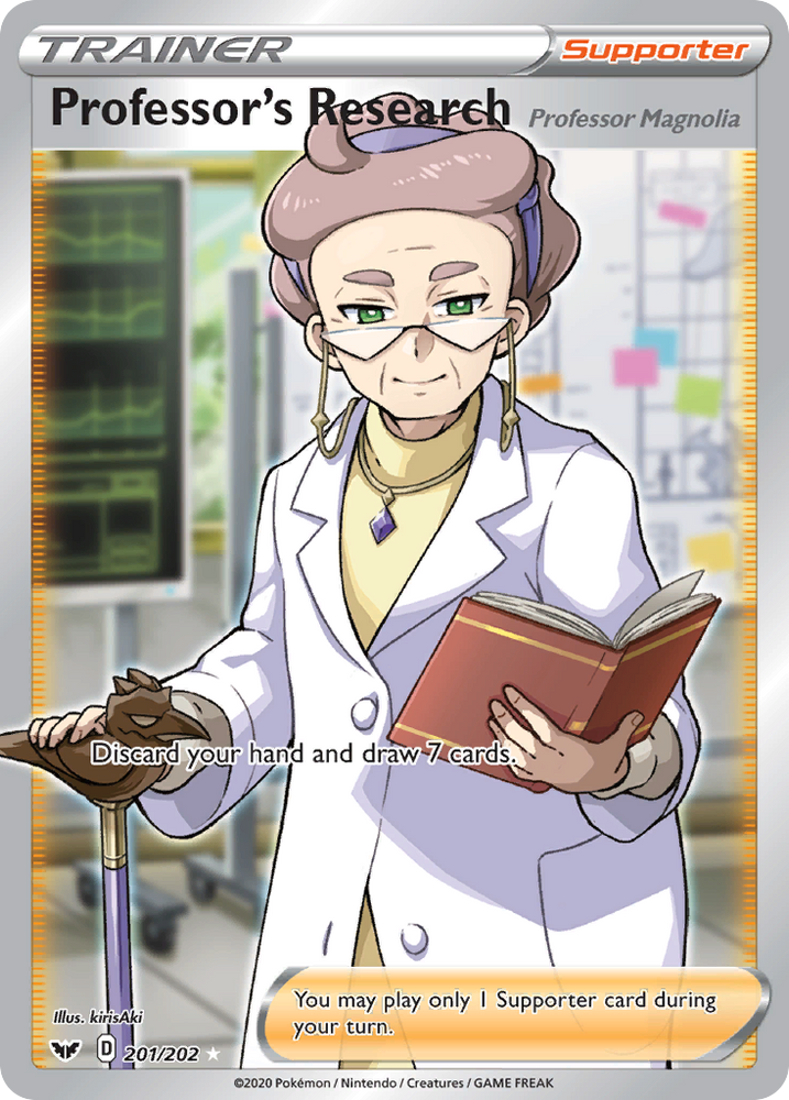 Professor's Research (201/202) (Professor Magnolia) [Sword &amp; Shield: Base Set] 