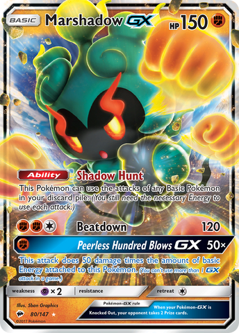 Marshadow GX (80/147) [Sun &amp; Moon: Burning Shadows] 