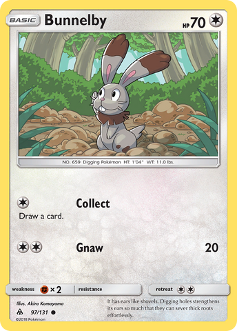 Bunnelby (97/131) [Sun &amp; Moon: Forbidden Light] 