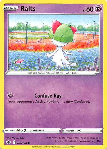 Ralts (059/198) [Sword &amp; Shield: Chilling Reign] 