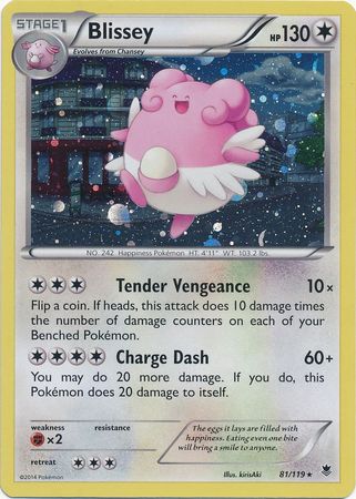 Blissey (81/119) (Cosmos Holo) [XY: Phantom Forces]