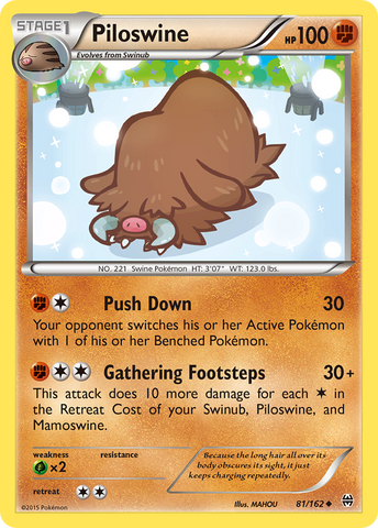 Piloswine (81/162) [XY:BREAKthrough] 