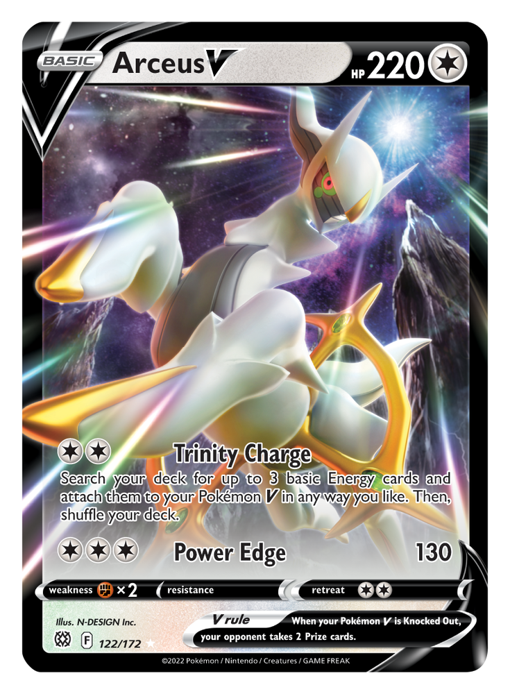 Arceus V (122/172) [Sword &amp; Shield: Brilliant Stars] 