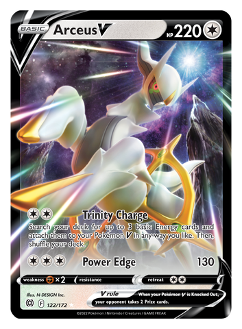 Arceus V (122/172) [Sword &amp; Shield: Brilliant Stars] 