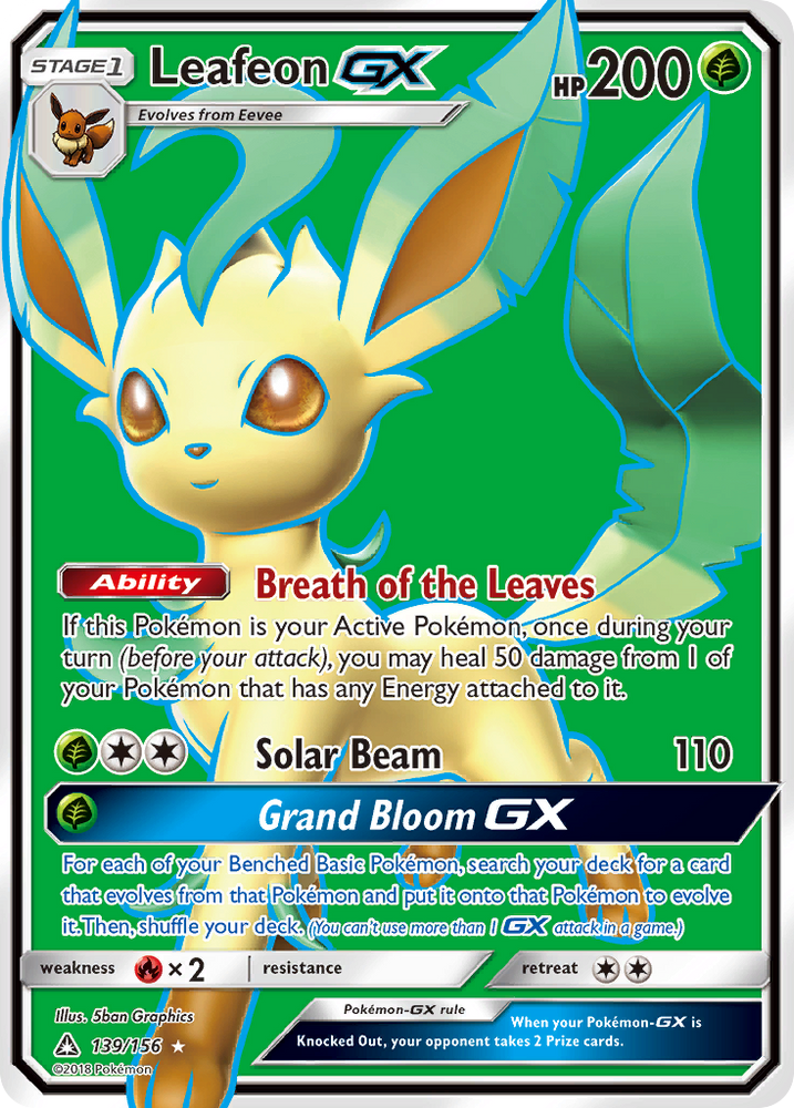 Leafeon GX (139/156) [Sun &amp; Moon: Ultra Prism] 