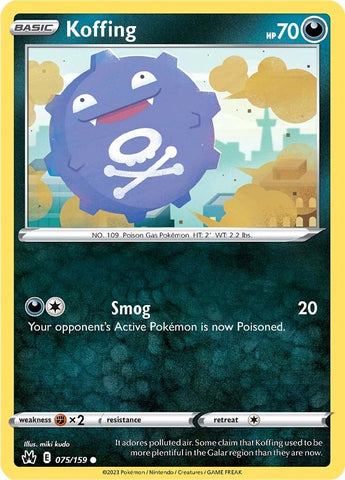 Koffing (075/159) [Sword &amp; Shield: Crown Zenith] 