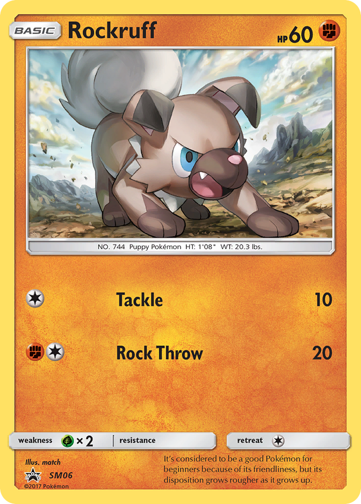 Rockruff (SM06) [Sun &amp; Moon: Black Star Promos] 