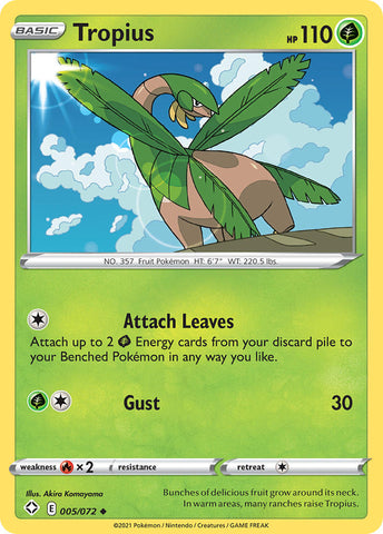 Tropius (005/072) [Sword &amp; Shield: Shining Fates] 