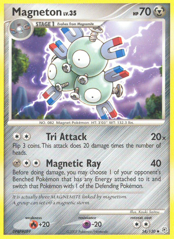Magneton (54/130) [Diamond &amp; Pearl: Base Set] 