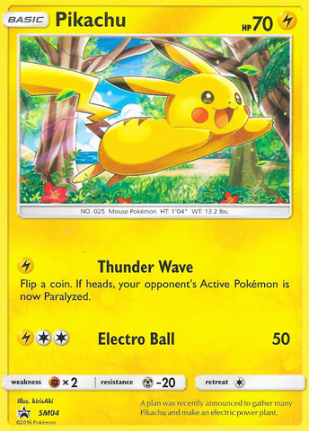 Pikachu (SM04) [Sun &amp; Moon: Black Star Promos] 