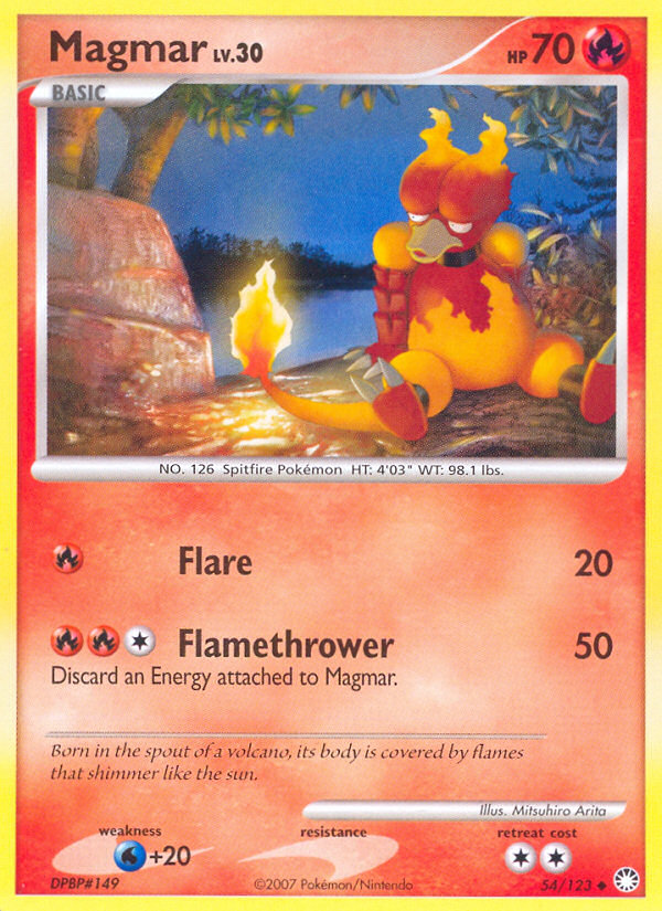 Magmar (54/123) [Diamond &amp; Pearl: Mysterious Treasures] 