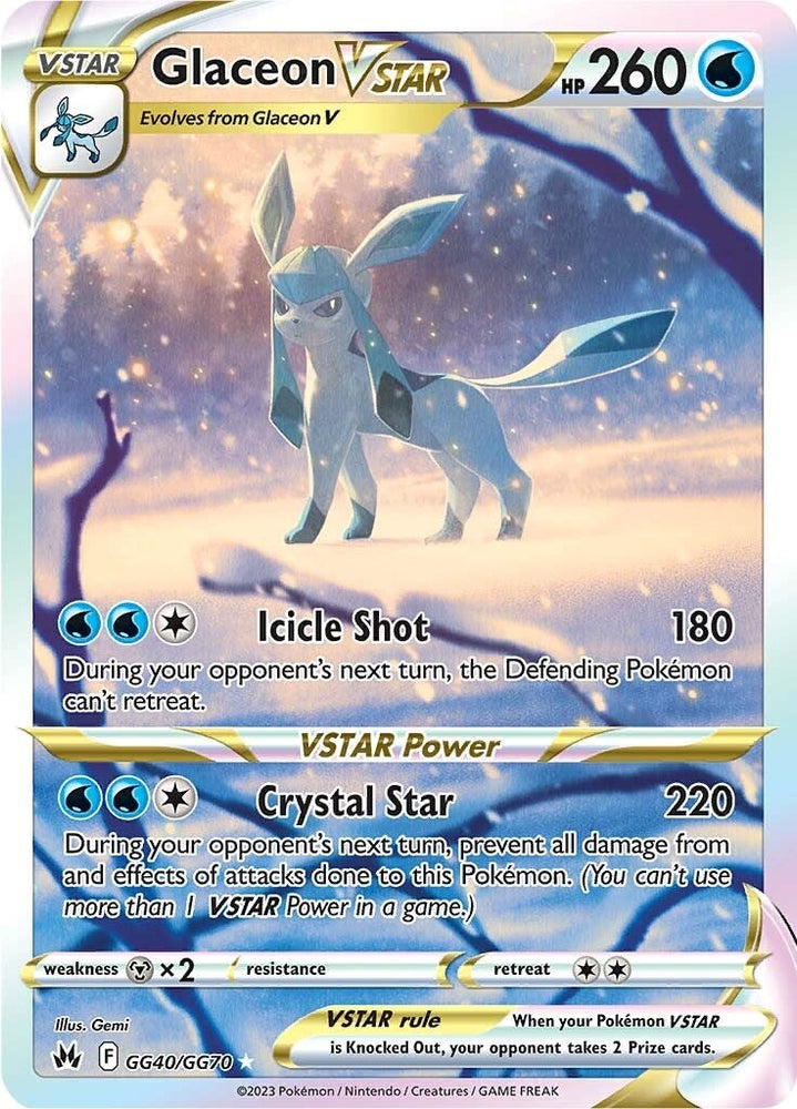 Glaceon VSTAR (GG40/GG70) [Sword &amp; Shield: Crown Zenith] 