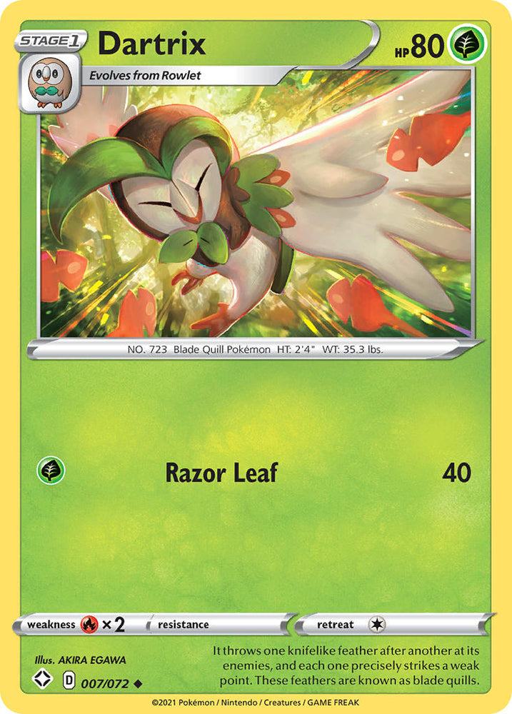 Dartrix (007/072) [Sword &amp; Shield: Shining Fates] 