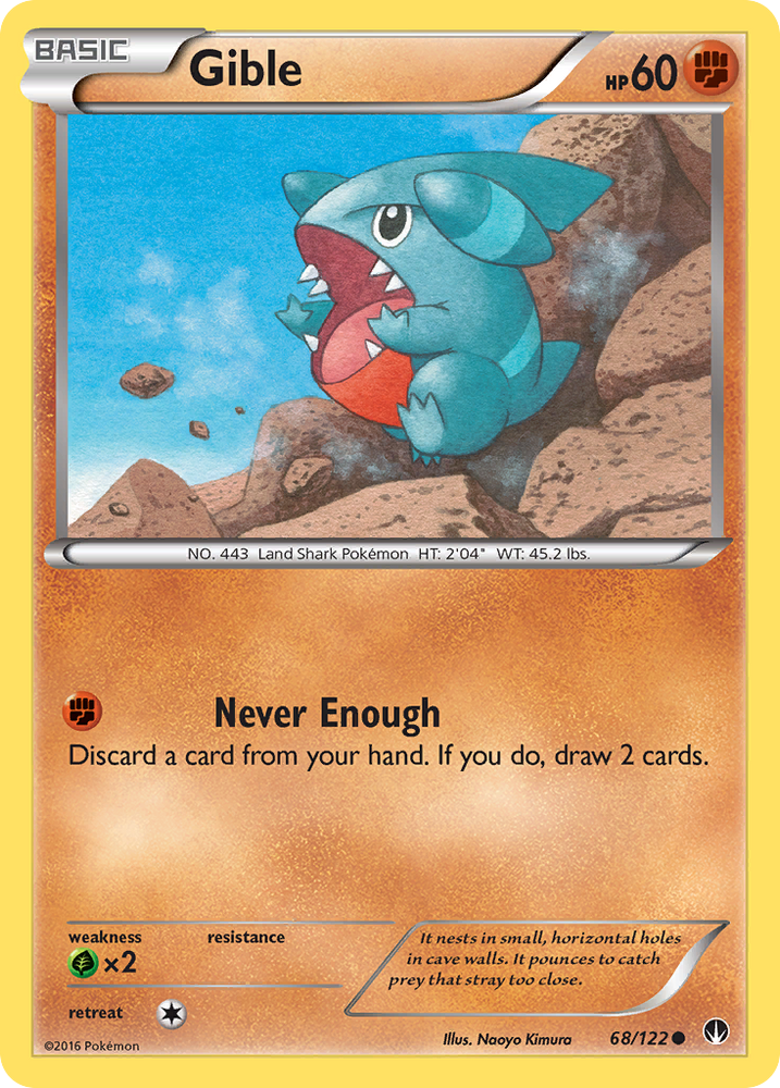 Gible (68/122) [XY:BREAKpoint] 
