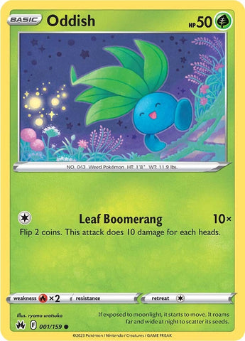 Oddish (001/159) [Sword &amp; Shield: Crown Zenith] 