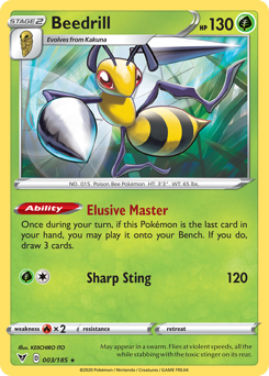 Beedrill (003/185) [Sword &amp; Shield: Vivid Voltage] 