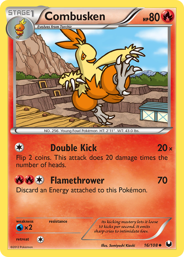 Combusken (16/108) [Black &amp; White: Dark Explorers] 