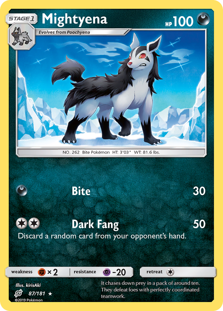 Mightyena (87/181) [Sun &amp; Moon: Team Up] 