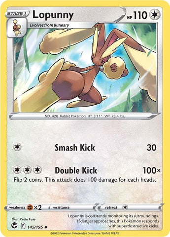 Lopunny (145/195) [Sword &amp; Shield: Silver Tempest] 