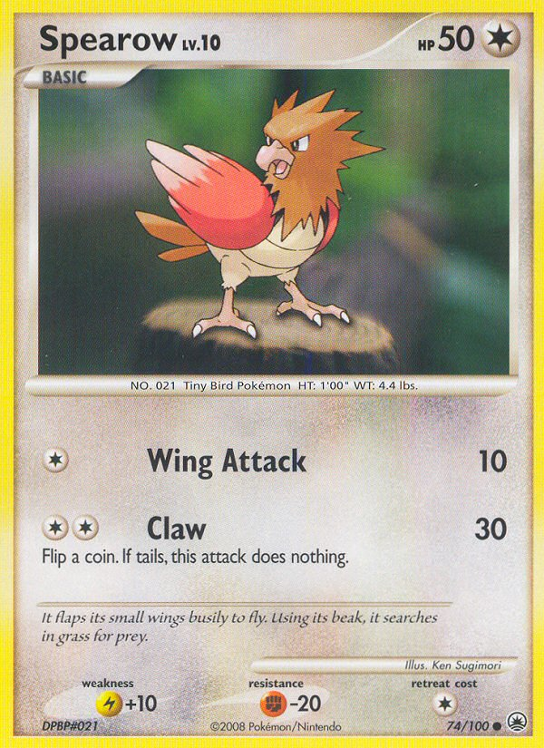 Spearow (74/100) [Diamond &amp; Pearl: Majestic Dawn] 