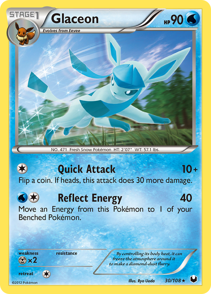 Glaceon (30/108) [Black &amp; White: Dark Explorers] 