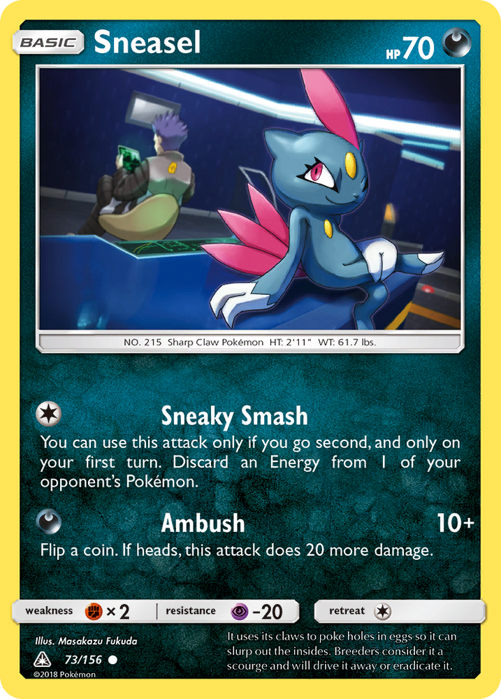 Sneasel (73/156) [Sun &amp; Moon: Ultra Prism] 