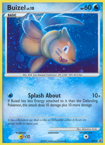 Buizel (DP13) [Diamond &amp; Pearl: Black Star Promos] 