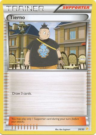 Tierno (20/30) [XY: Trainer Kit 3 - Free Pikachu] 