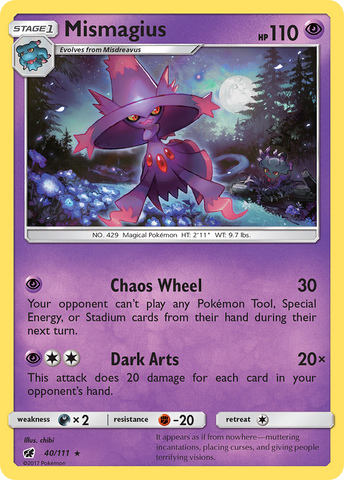 Mismagius (40/111) [Sun &amp; Moon: Crimson Invasion] 