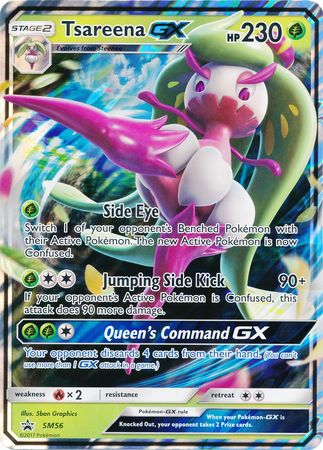 Tsareena GX (SM56) (Jumbo Card) [Sun &amp; Moon: Black Star Promos] 
