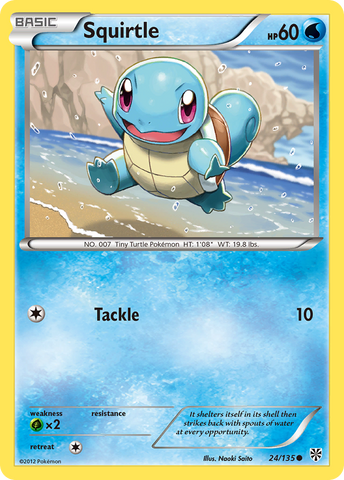 Squirtle (24/135) [Black &amp; White: Plasma Storm] 