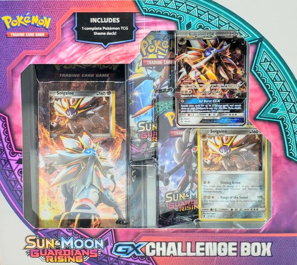 Sun &amp; Moon: Guardians Rising - GX Challenge Box (Solgaleo) 