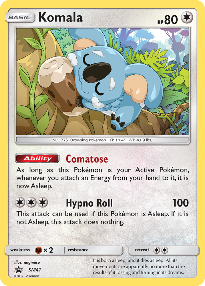 Komala (SM41) [Sun &amp; Moon: Black Star Promos] 