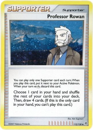 Professor Rowan (112/130) (Cosmos Holo) [Diamond &amp; Pearl: Base Set] 