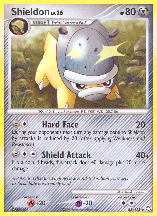 Shieldon (63/123) [Diamond &amp; Pearl: Mysterious Treasures] 
