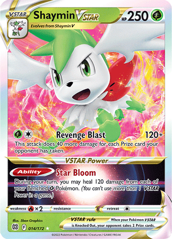 Shaymin VSTAR (014/172) [Sword &amp; Shield: Brilliant Stars] 