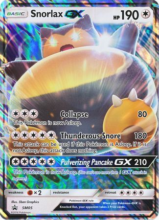 Snorlax GX (SM05) (Jumbo Card) [Sun &amp; Moon: Black Star Promos] 