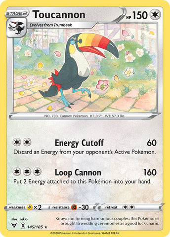 Toucannon (145/185) [Sword &amp; Shield: Vivid Voltage] 