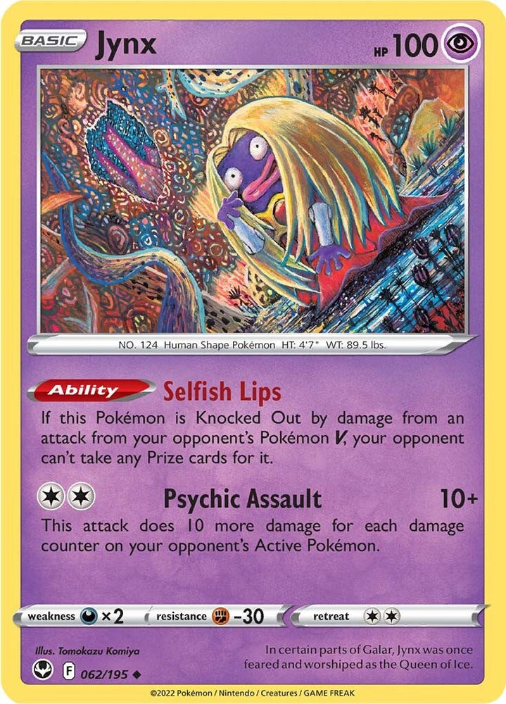 Jynx (062/195) [Sword &amp; Shield: Silver Tempest] 