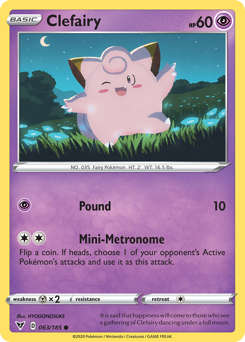 Clefairy (063/185) [Sword &amp; Shield: Vivid Voltage] 