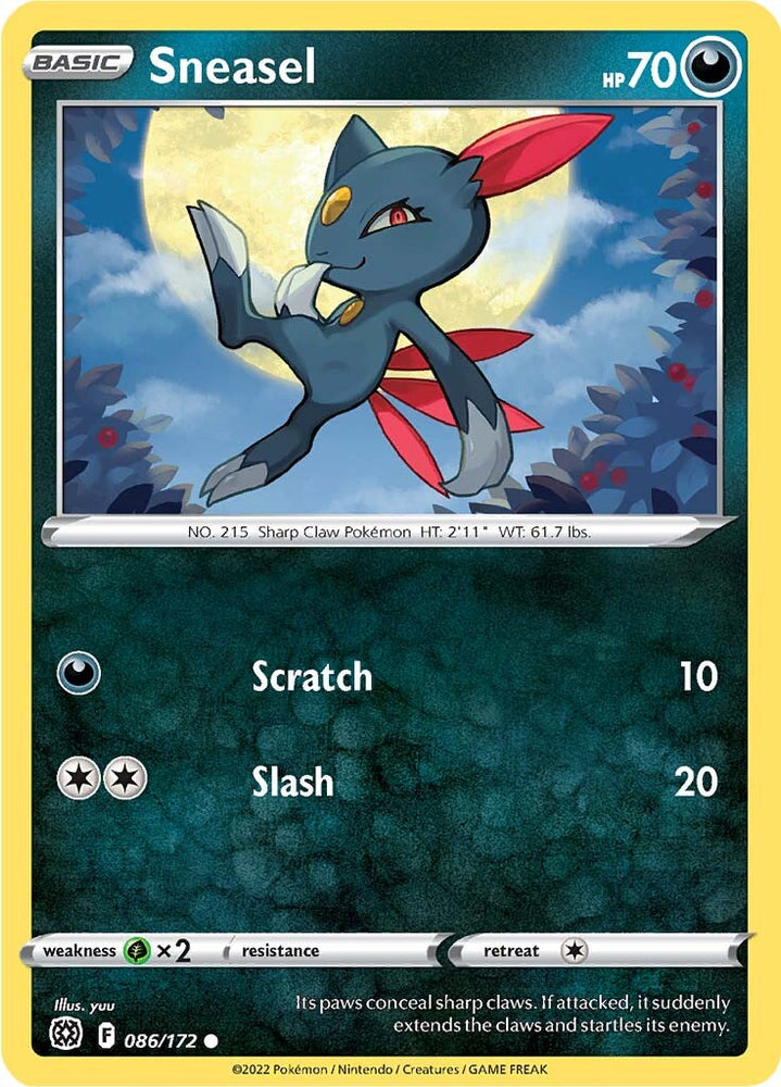 Sneasel (086/172) [Sword &amp; Shield: Brilliant Stars] 