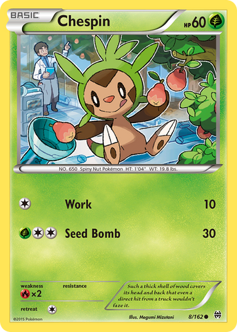 Chespin (8/162) [XY:BREAKthrough] 