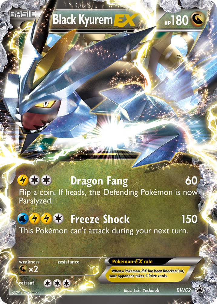 Black Kyurem EX (BW62) [Black &amp; White: Black Star Promos] 