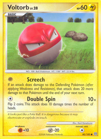 Voltorb (80/100) [Diamond &amp; Pearl: Stormfront] 