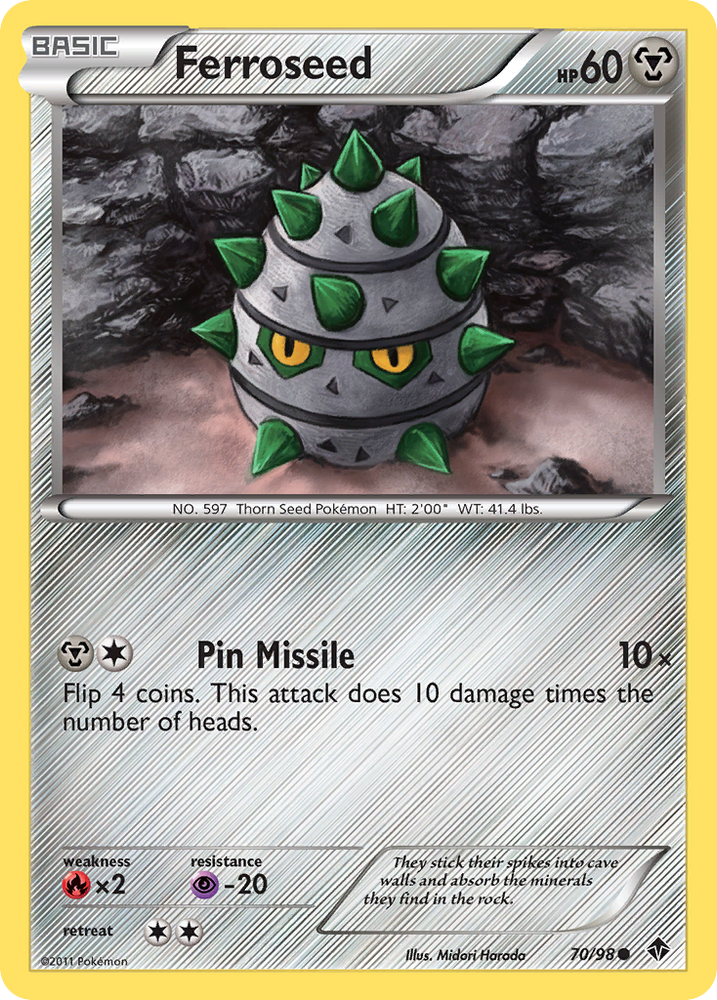 Ferroseed (70/98) [Black &amp; White: Emerging Powers] 