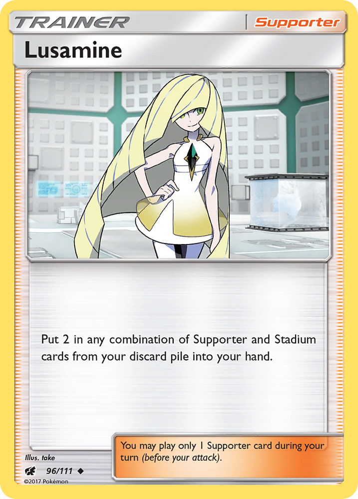 Lusamine (96/111) [Sun &amp; Moon: Crimson Invasion] 